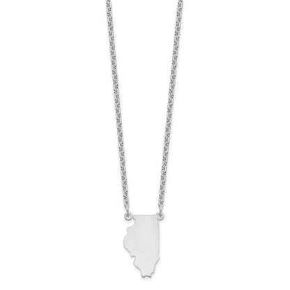 sterling-silver-silver-rhodium-plated-illinois-state-necklace-xna706ss-il