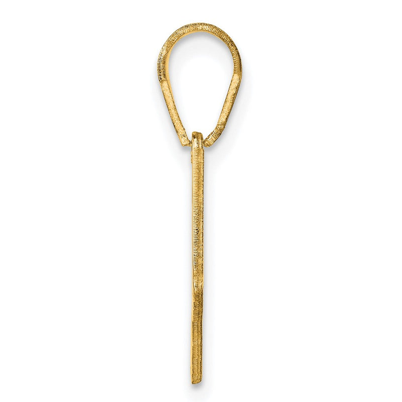 14K Yellow Gold 14Ky Connecticut State Pendant