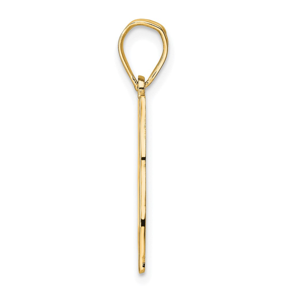 14k Yellow Gold 14KY Florida State Pendant