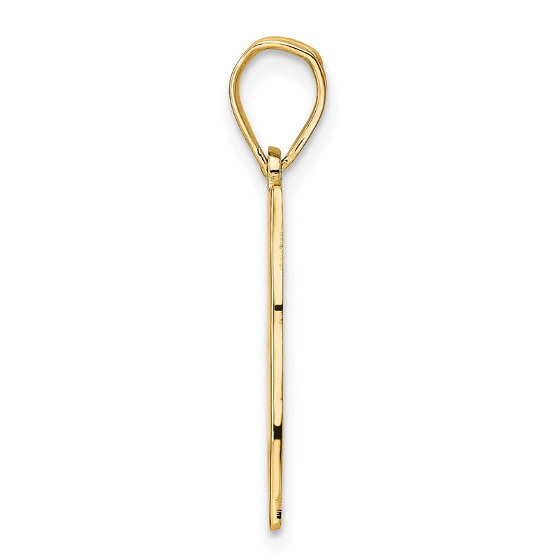 14k Yellow Gold 14KY Florida State Pendant