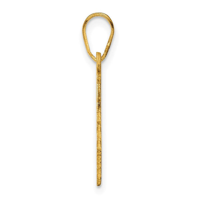 14k Yellow Gold 14KY Georgia State Pendant