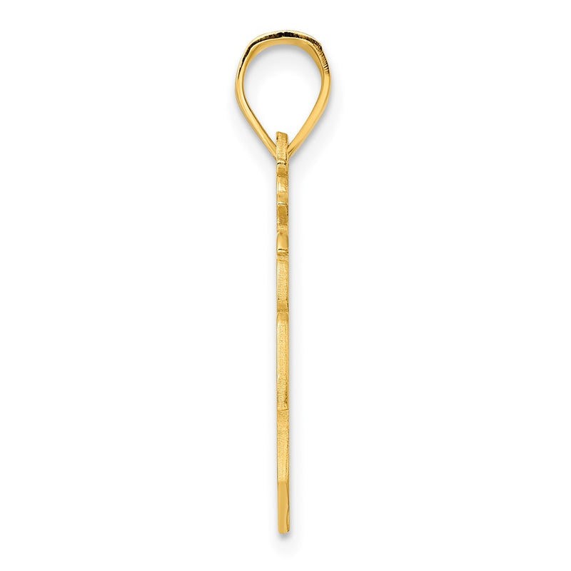 14k Yellow Gold 14KY Michigan State Pendant