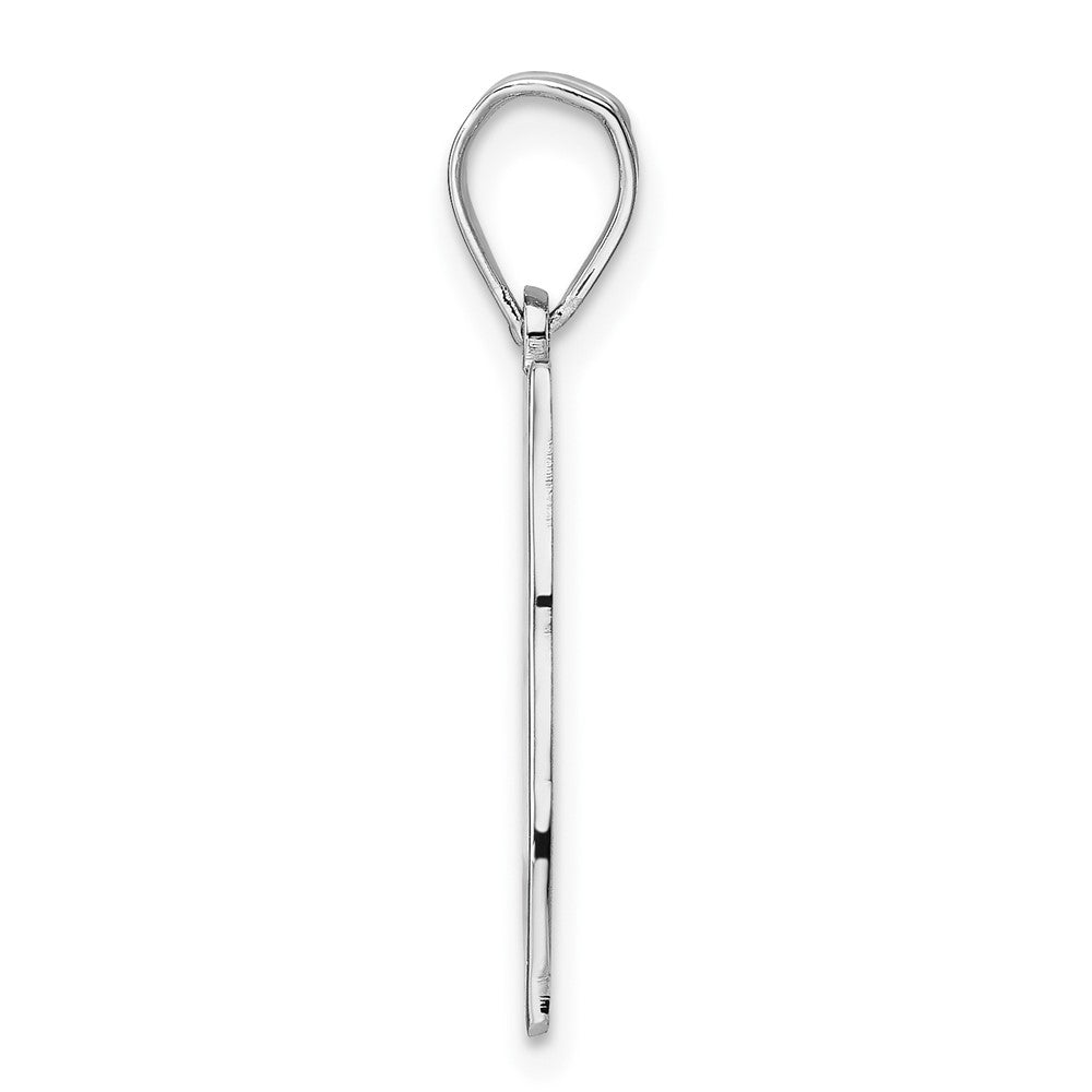 14K White Gold 14Kw Florida State Pendant