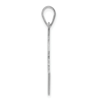 14K White Gold 14Kw Idaho State Pendant