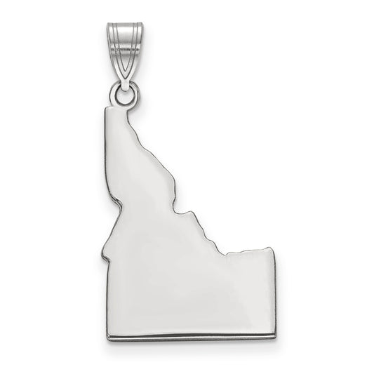 14K White Gold 14Kw Idaho State Pendant