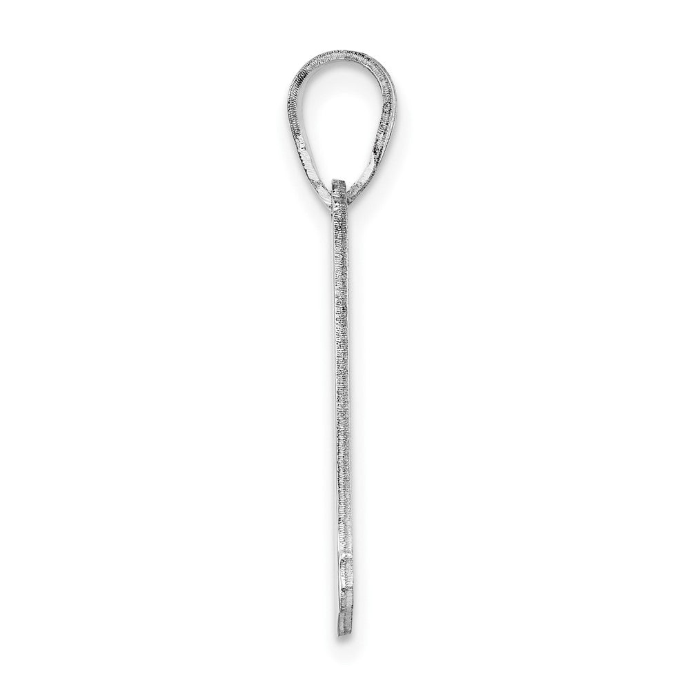 14K White Gold 14Kw New Hampshire State Pendant