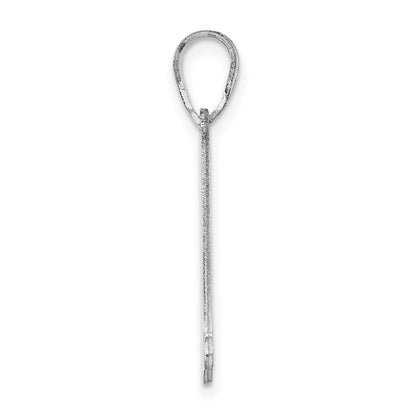 14K White Gold 14Kw New Hampshire State Pendant