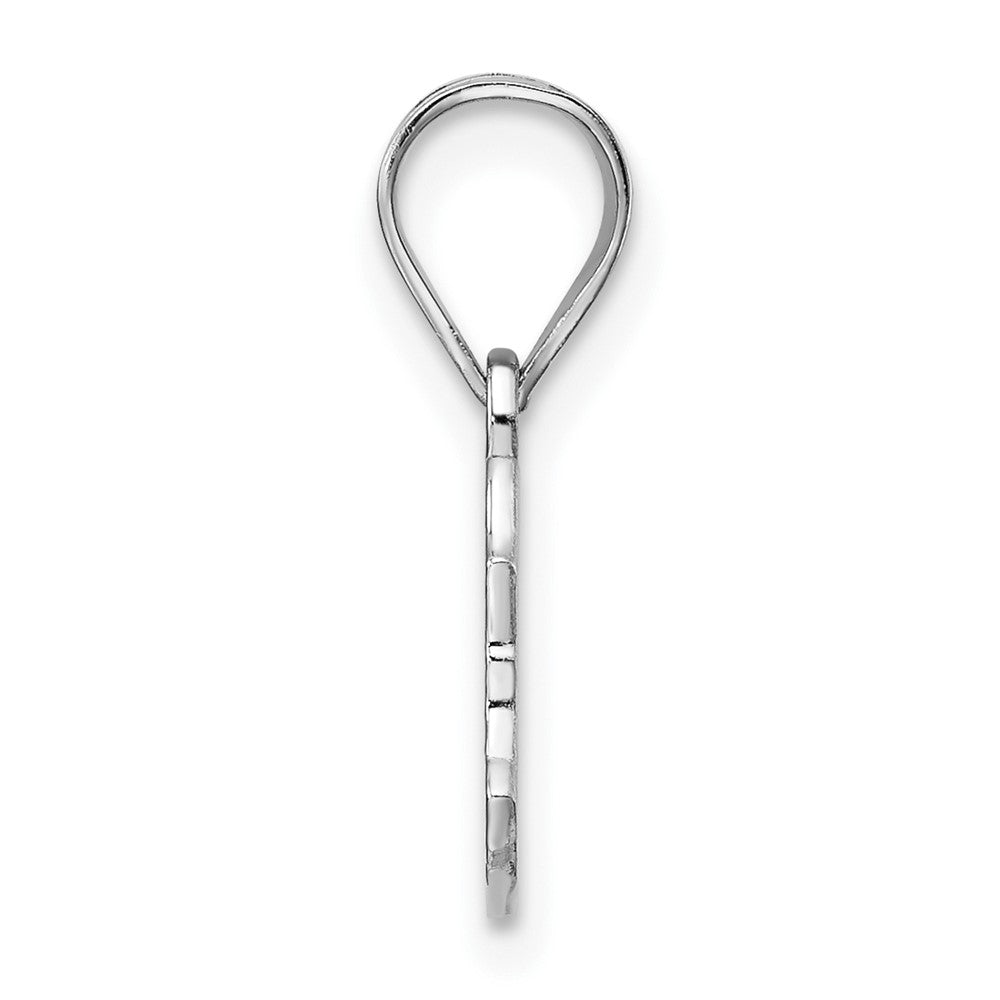 Sterling Silver Silver/Rhodium Plated Pennsylvania State Pendant