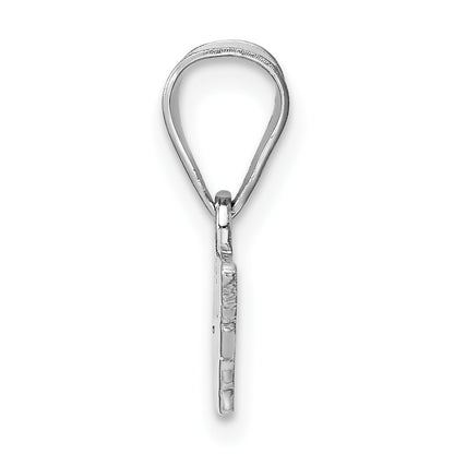 14K White Gold 14Kw Tennessee State Pendant