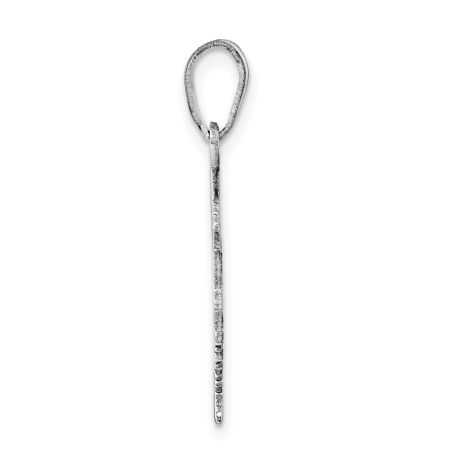 14K White Gold 14Kw Texas State Pendant
