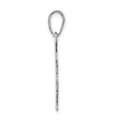 14K White Gold 14Kw Texas State Pendant