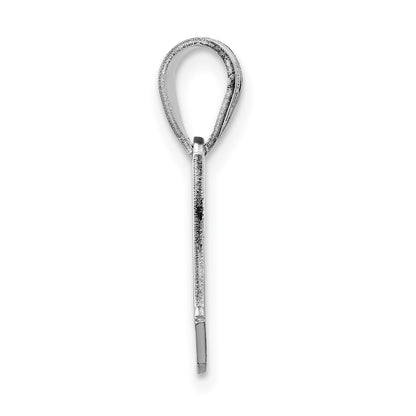 14K White Gold 14Kw Washington State Pendant