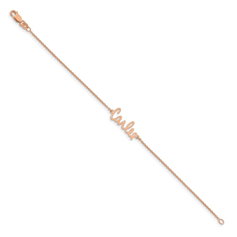 14K Rose Gold Signature Bracelet