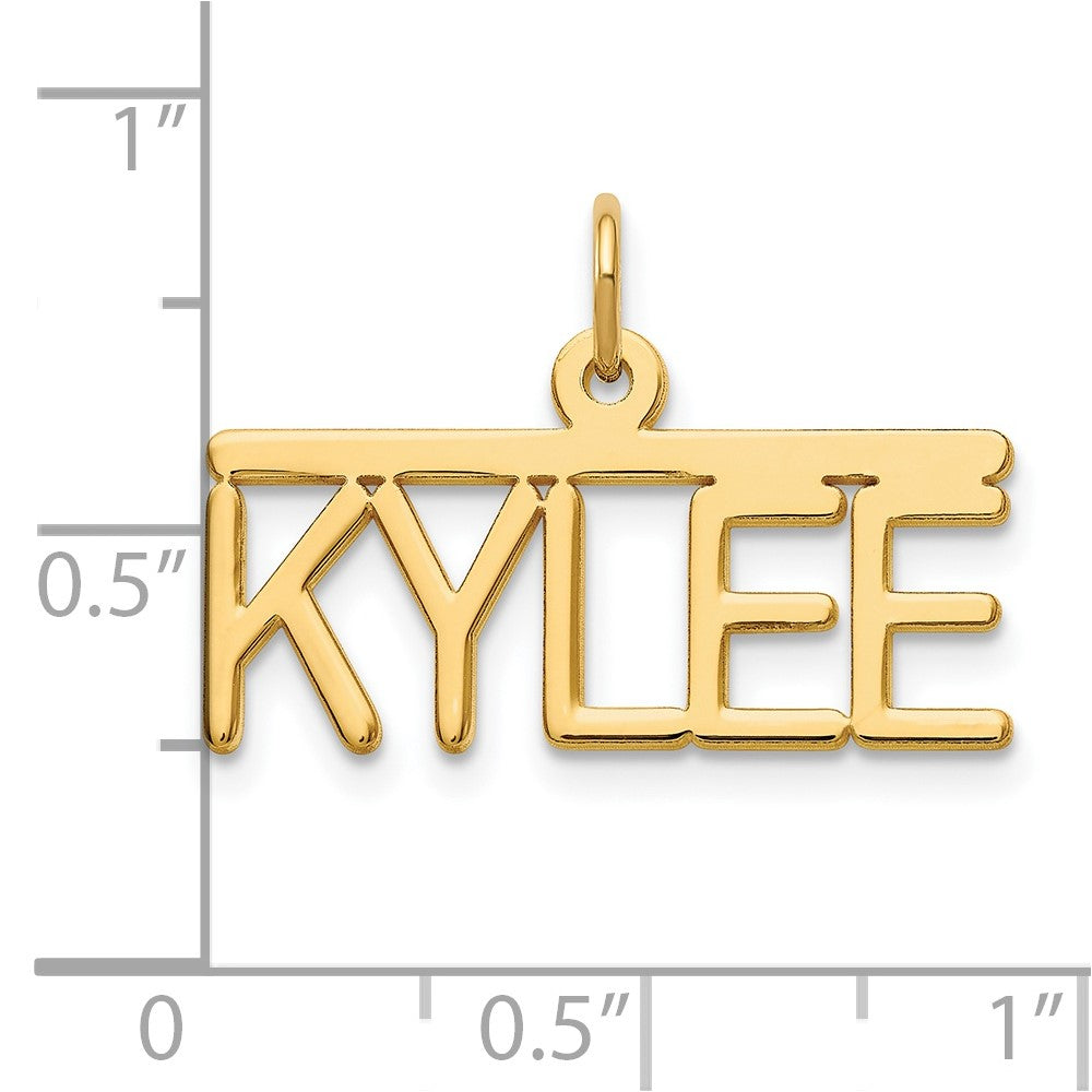Gold Plated Sterling Silver/Gold Top Br Name Plate