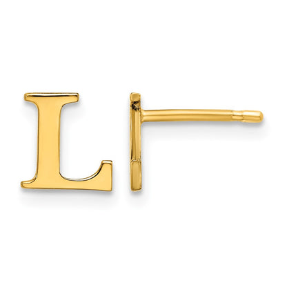 gold-plated-sterling-silver-letter-l-initial-post-earrings-xne46gp-l