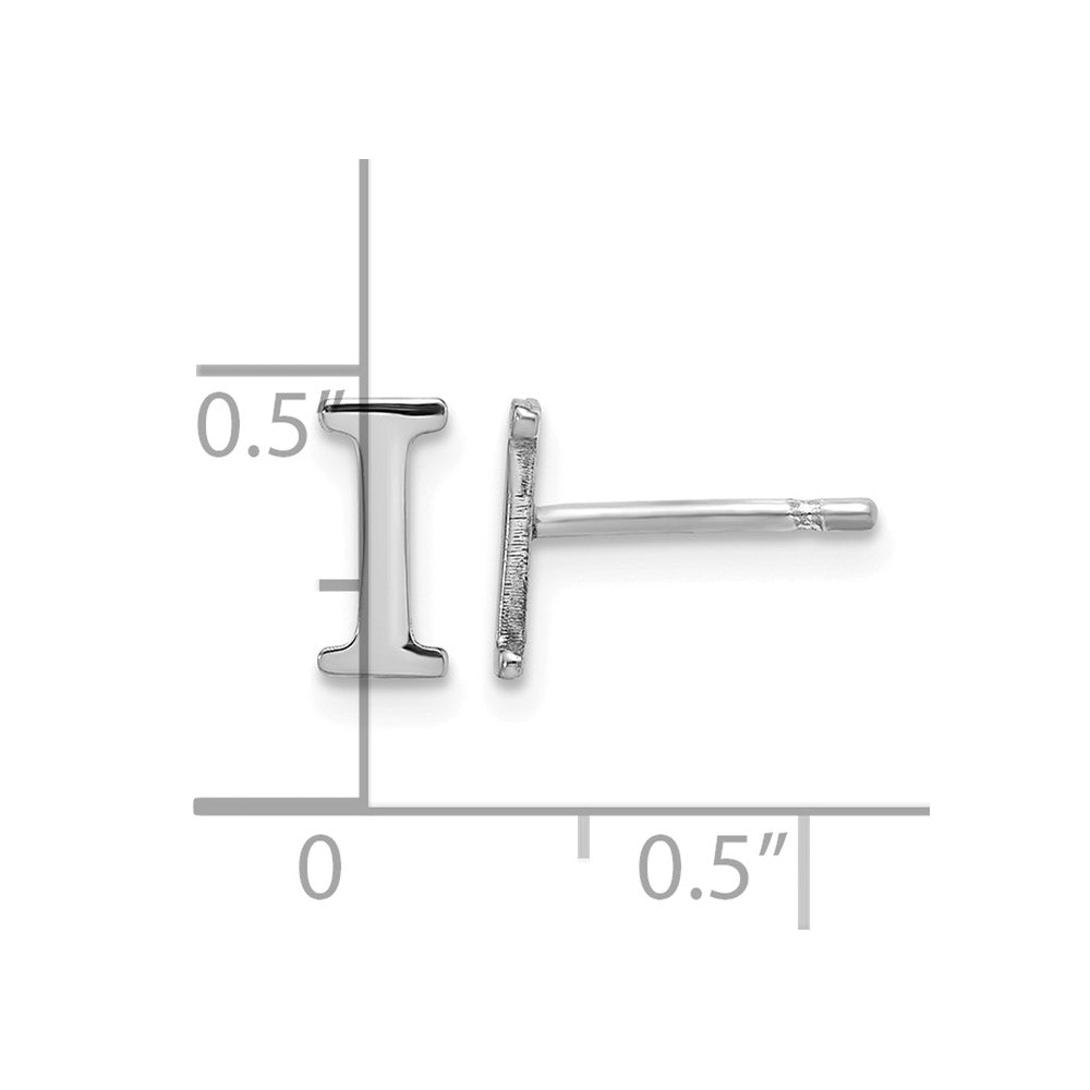 sterling-silver-rhodium-plated-letter-i-initial-post-earrings-xne46ss-i