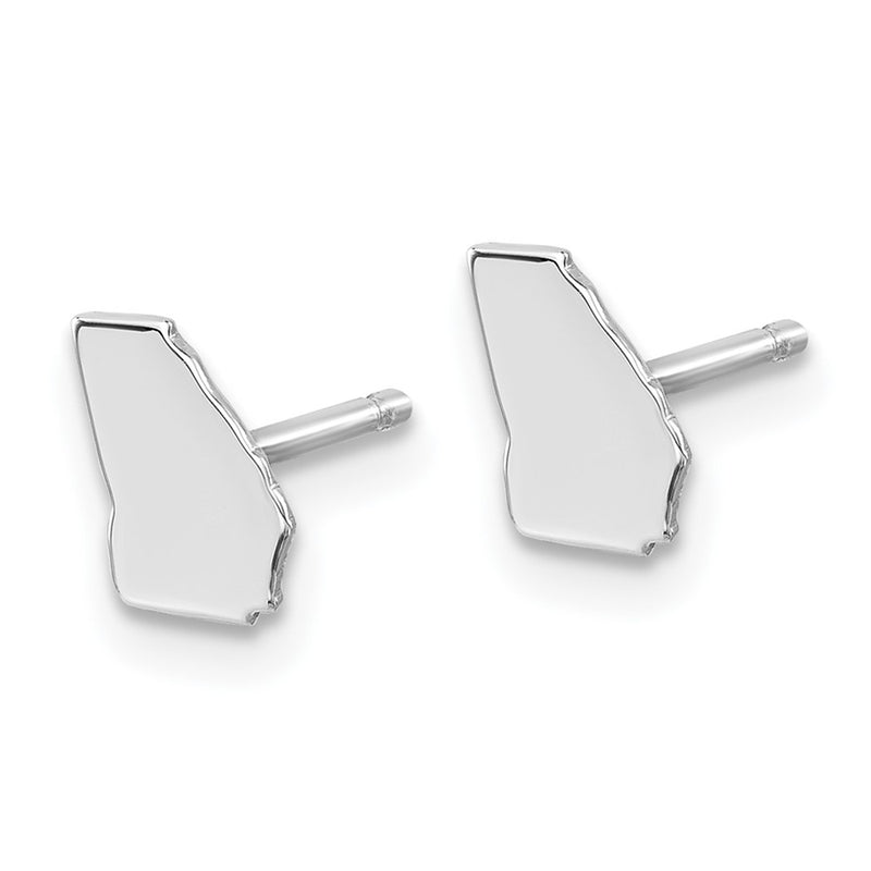 14K White Gold 14Kw Georgia State Earrings