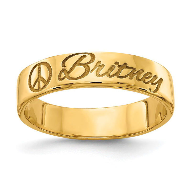 14K Yellow Gold Customized Ring
