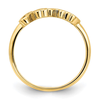 Gold Plated Sterling Silver/Gold Name Plate Ring