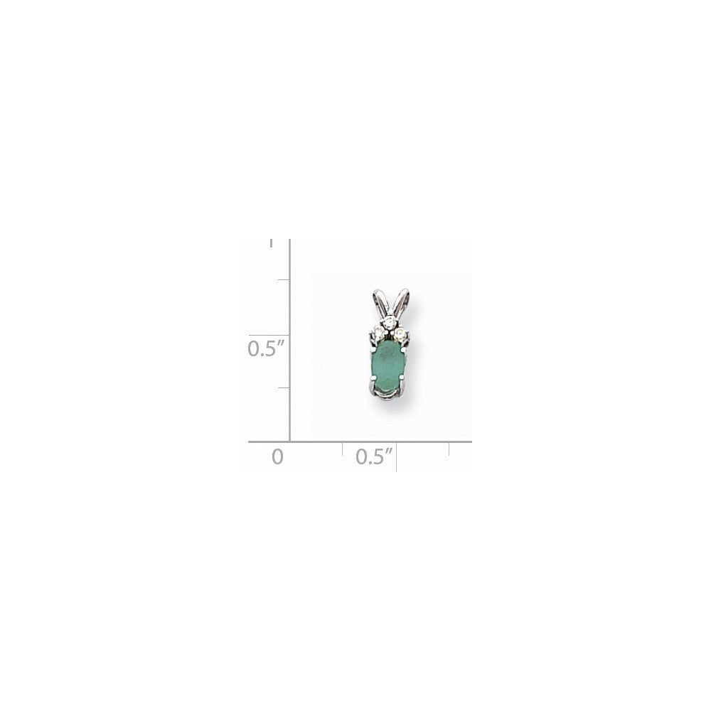 14k-white-gold-6x4mm-oval-emerald-aaa-real-diamond-pendant-xp1007e-aaa