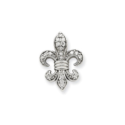 14K White GoldA Real Diamond Pendant