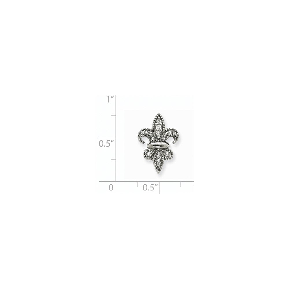 14K White GoldAAA Real Diamond Pendant