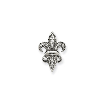 14K White GoldAAA Real Diamond Pendant