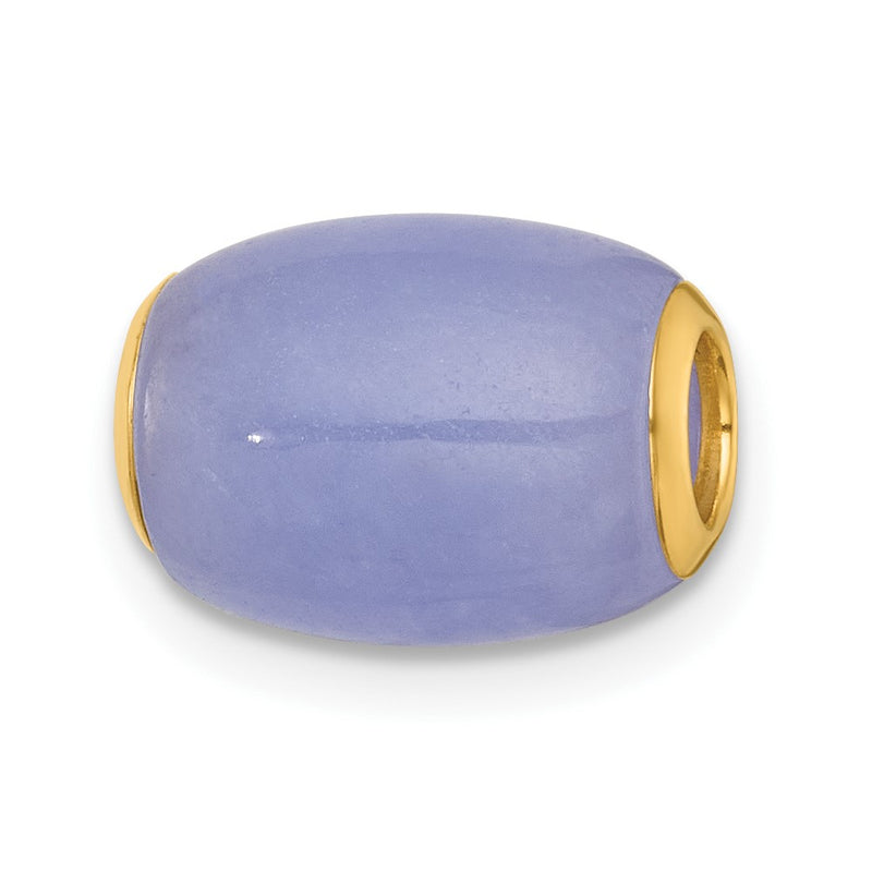 14k-yellow-gold-polished-lavender-jade-oval-bead-slide-pendant-xp5310