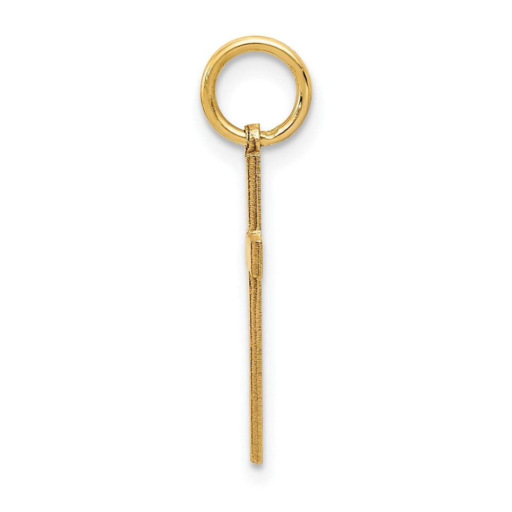 14k Yellow Gold 14K Laser Designed Cross Charm