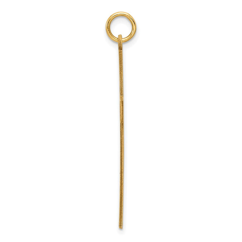 14k Yellow Gold 14K Laser Designed Cross Pendant