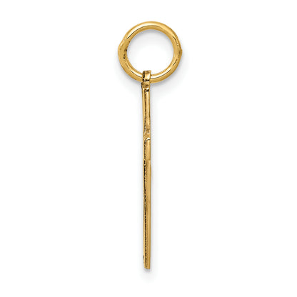 14k Yellow Gold 14K Laser Designed Cross Charm