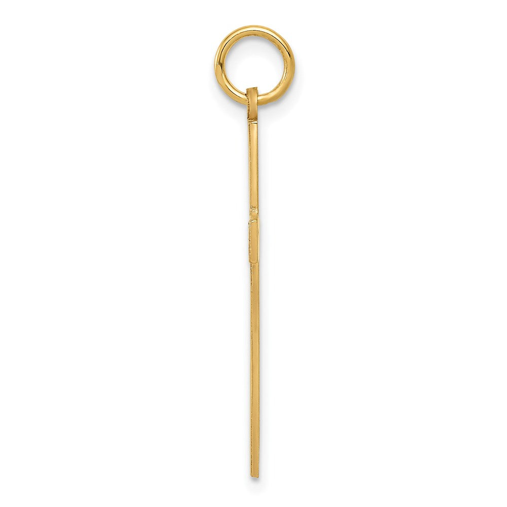 14k Yellow Gold 14K Laser Designed Cross Pendant