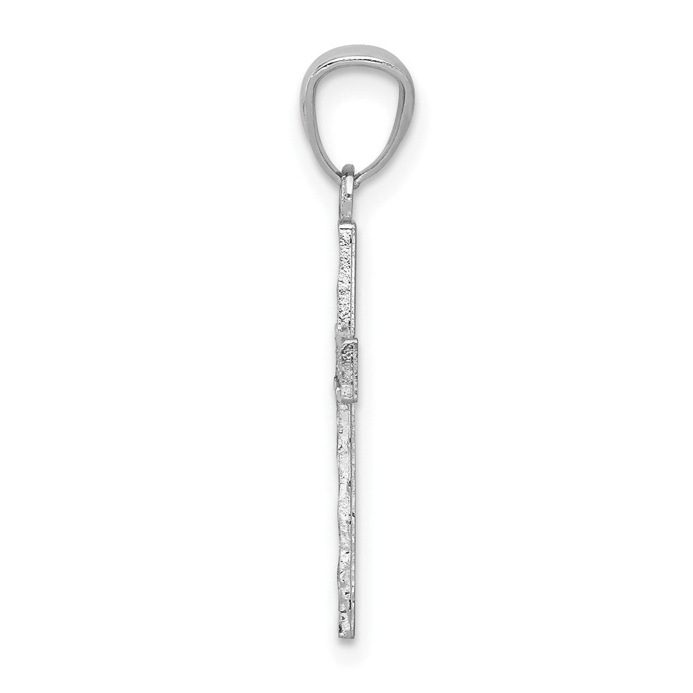 14k White Gold 14k White Gold Cross Pendant