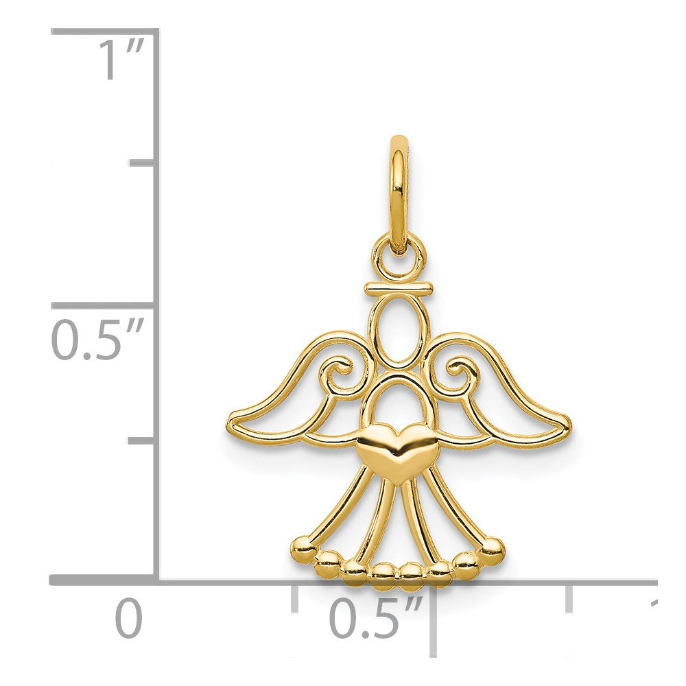 14k Yellow Gold 14k Angel Charm