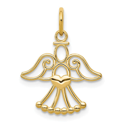 14k Yellow Gold 14k Angel Charm
