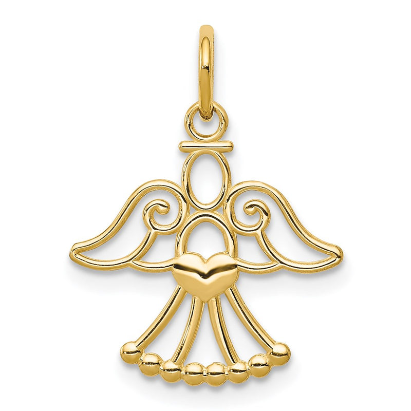 14k Yellow Gold 14k Angel Charm