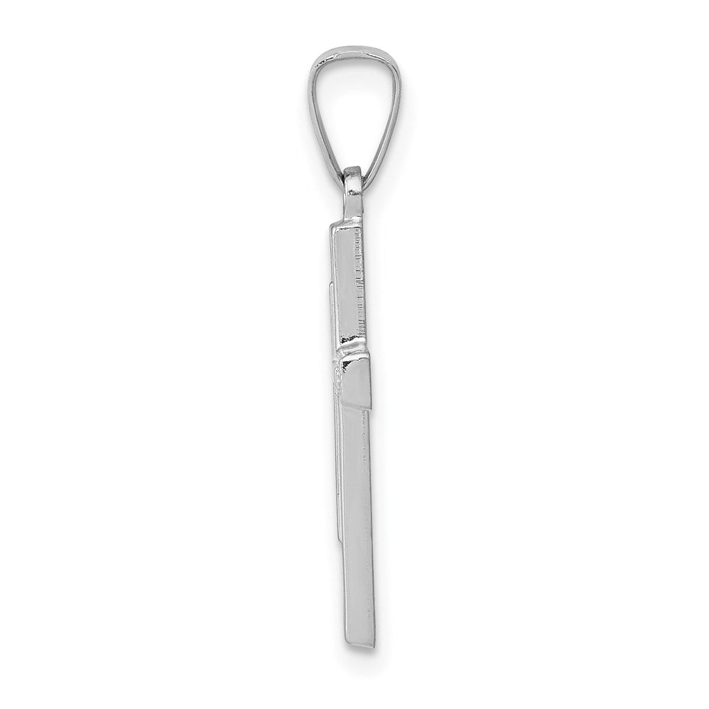 14k White Gold 14K White Gold Polished Latin Cross Pendant