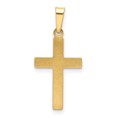 14k Yellow Gold 14k Polished Cross Latin Pendant