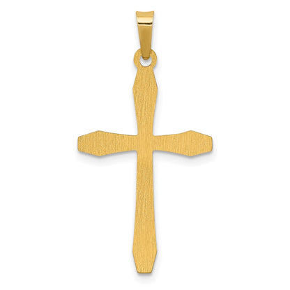 14k Yellow Gold 14k Polished Cross Pendant