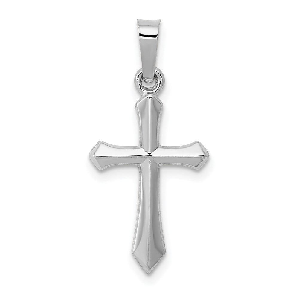 14k White Gold 14k White Gold Polished Cross Pendant