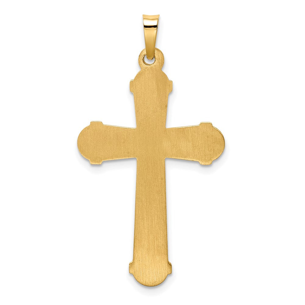 14k Yellow Gold 14k Hollow Polished Cross