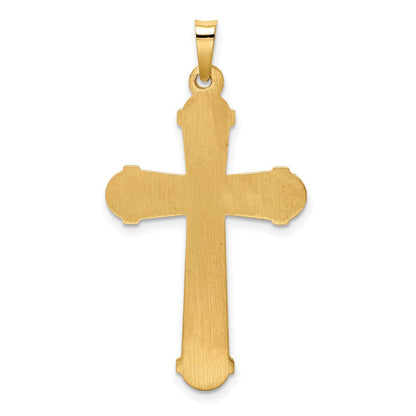 14k Yellow Gold 14k Hollow Polished Cross