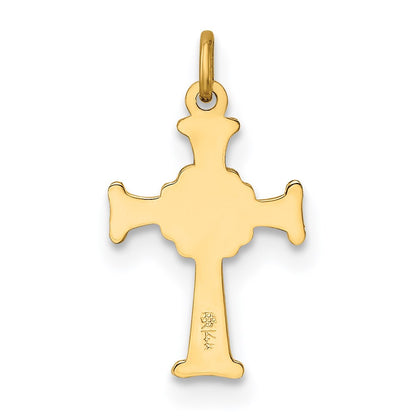 14k Yellow Gold 14k Celtic Cross Charm