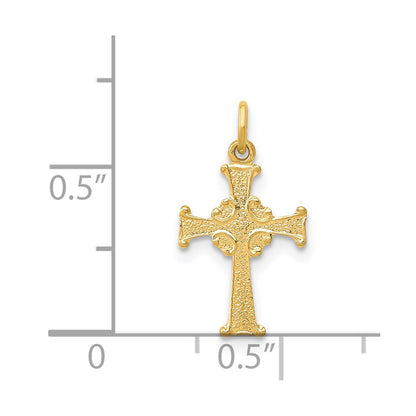 14k Yellow Gold 14k Celtic Cross Charm