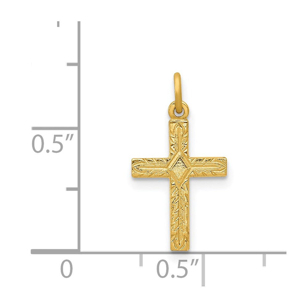 14k Yellow Gold 14k Small Cross Charm