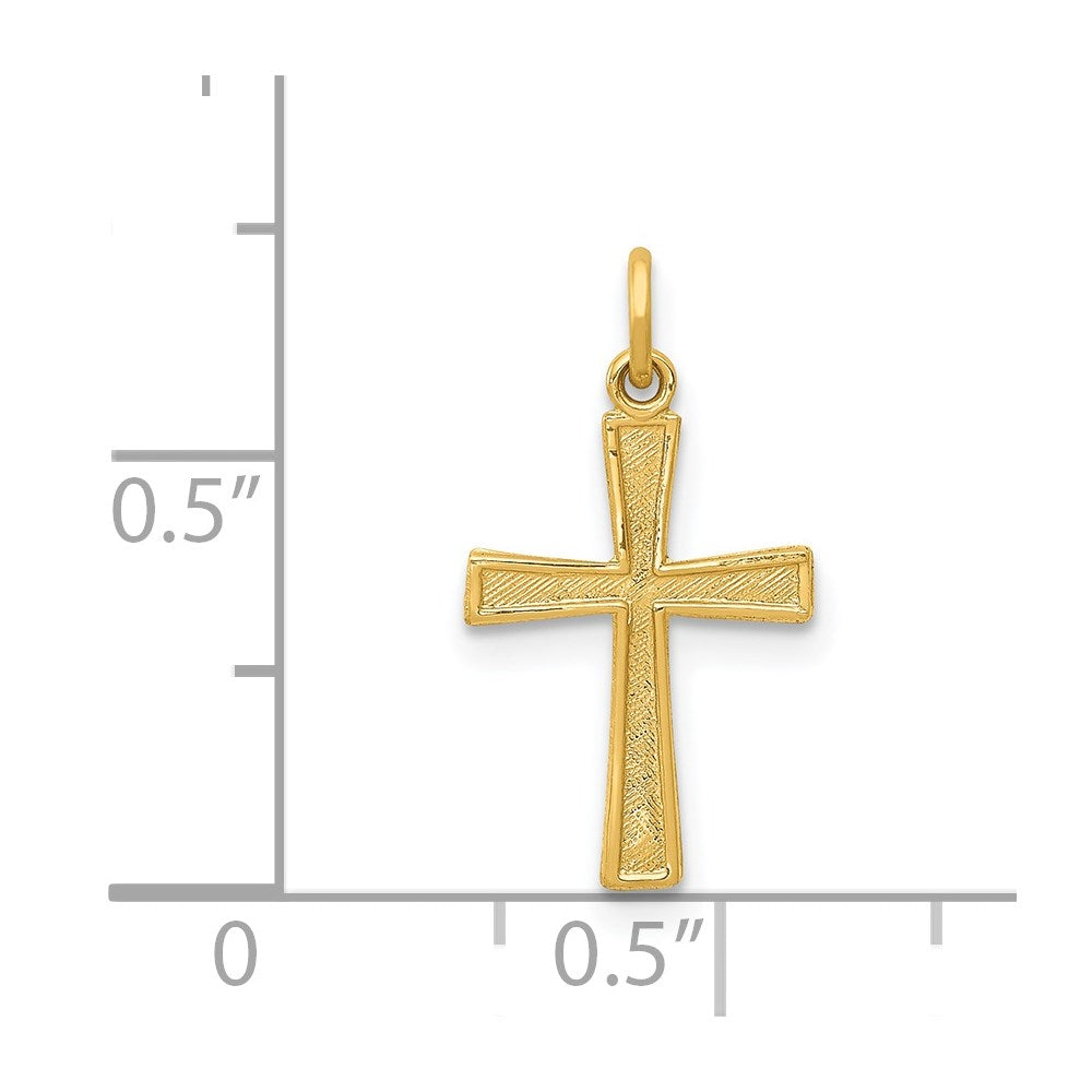 14k Yellow Gold 14k Cross Charm