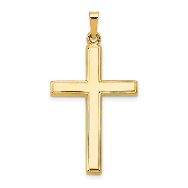 14k Yellow Gold 14k Hollow Cross Pendant