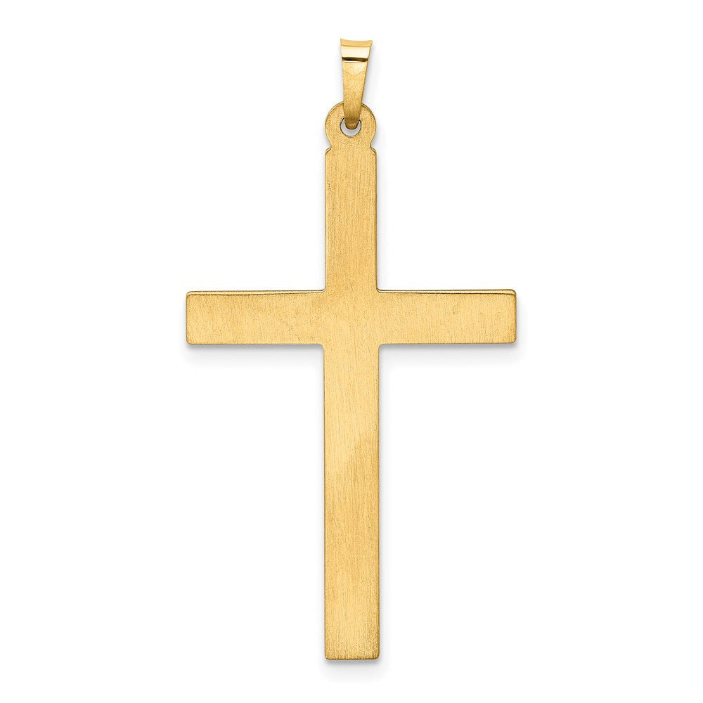 14k Yellow Gold 14k Hollow Cross Pendant