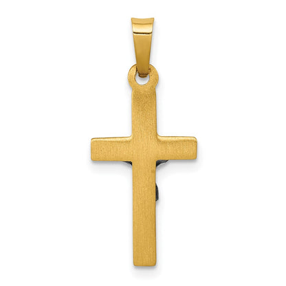 14k Two-tone 14k Two-tone INRI Hollow Crucifix Pendant