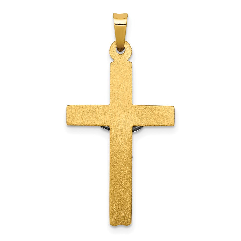 14k Two-tone 14k Two-tone INRI Hollow Crucifix Pendant